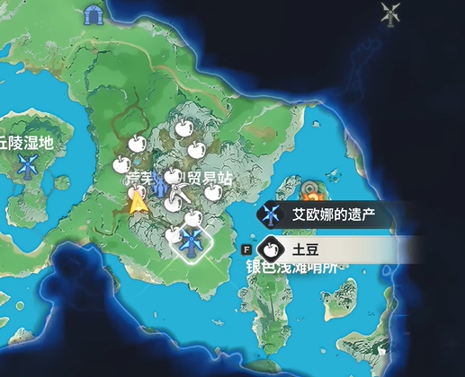 《龙之剑觉醒》土豆收集路线推荐