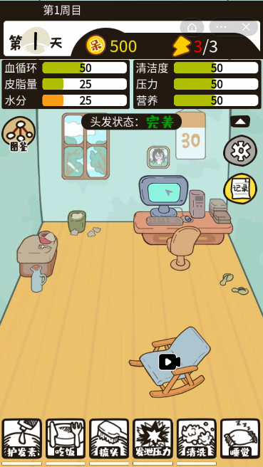 阿呆养发记