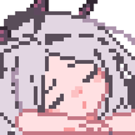像素少女打瞌睡