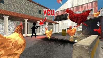 射击公鸡无限金币版截图2